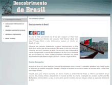 Tablet Screenshot of descobrimento-do-brasil.info